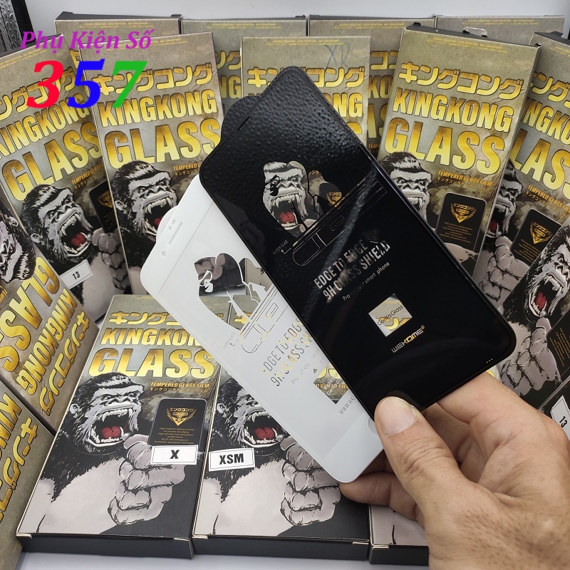 Cường lực iPhone KingKong 3D Full Màn siêu bền siêu mượt
