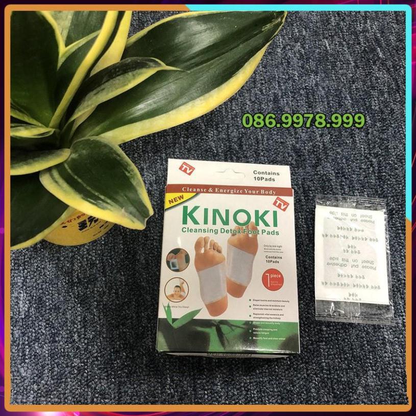 Miếng dán thải độc chân KINOKI 💖SIÊU SALE💖 Combo 2 miếng dán chân Nhật Bản, giúp ngủ ngon, massage chân