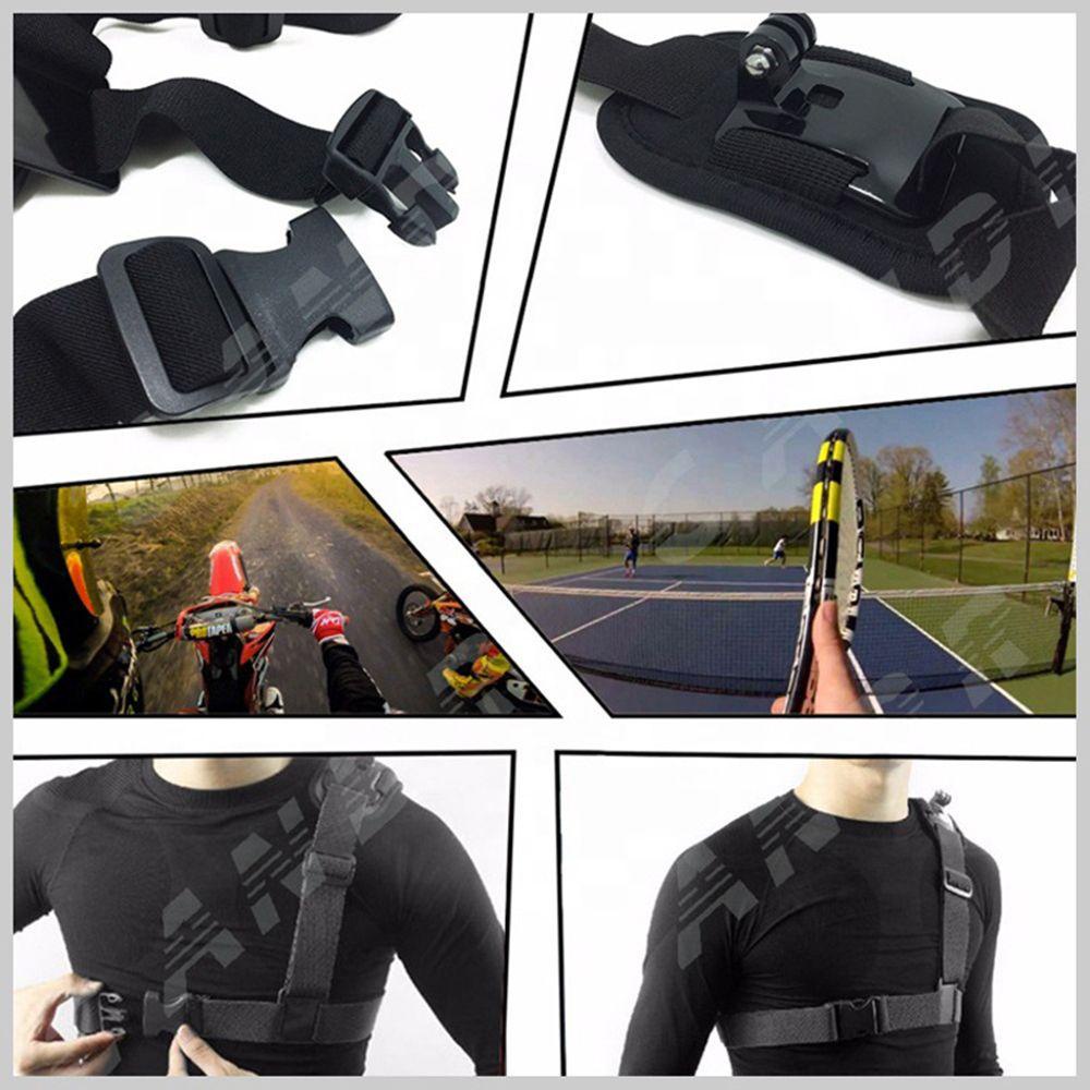 Đai Đeo Ngực Gắn Máy Ảnh Hành Động Gopro Hero 10 9 8 7 6 5 DJI Action 2