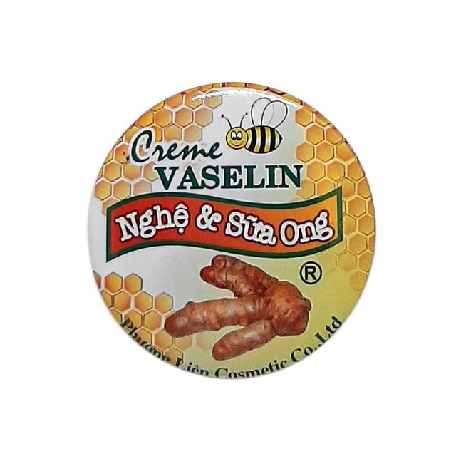 Combo 2 kem dưỡng ẩm chống nẻ vaselin nghệ và sữa ong