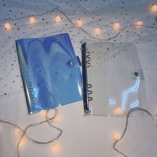 VỎ SỔ TAY TRONG SUỐT | Binder trong suốt, hologram A5 A6 A7