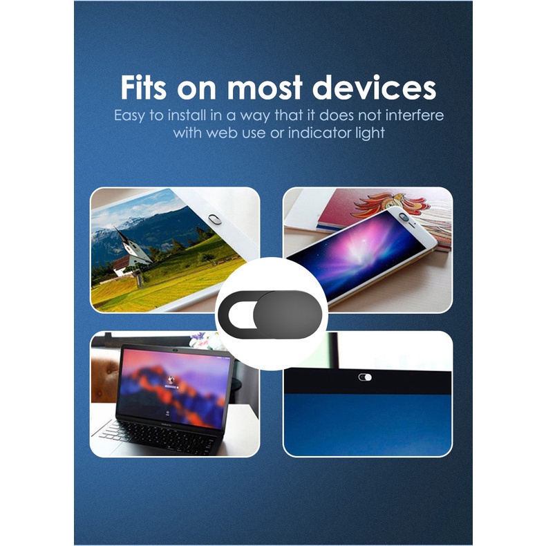 Miếng Dán Trang Trí Web Bằng Nhựa Có Nam Châm Trượt Cho Điện Thoại / Laptop / Máy Tính Bảng / iPad