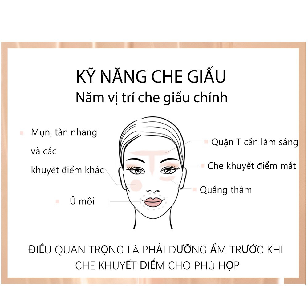(Hàng Mới Về) Kem Che Khuyết Điểm O.Two.O Gồm 4 Màu Tùy Chọn | BigBuy360 - bigbuy360.vn