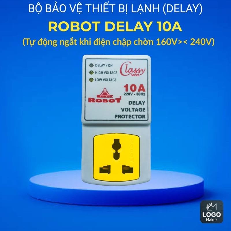 Bộ trễ bảo vệ thiết bị lạnh Delay Robot DL10C – Hàng chính hãng
