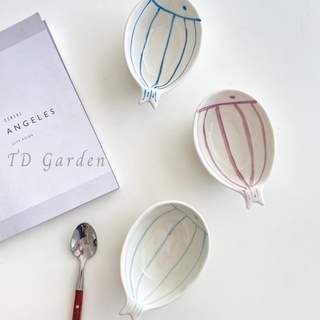 Bộ Chén Dĩa Thủ Công Con Cá - TD Garden