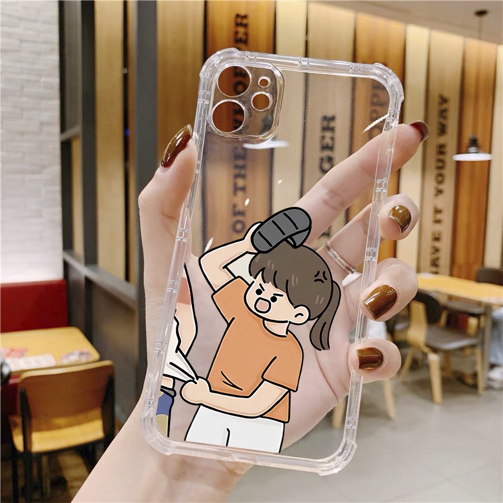 Ốp lưng iphone cặp đôi dạy chồng dẻo trong suốt case 14plus 14 pro max 13 12 promax 11 mini 6 6s 7 8 plus x xr xs Se