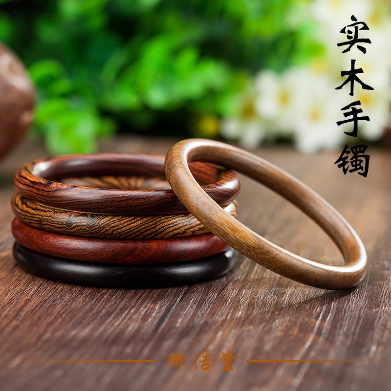 Kiểu Dáng Đẹp☁✲Vòng Đeo Tay Bằng Gỗ Đàn Hương Phong Cách Dân Tộc Cổ Điển