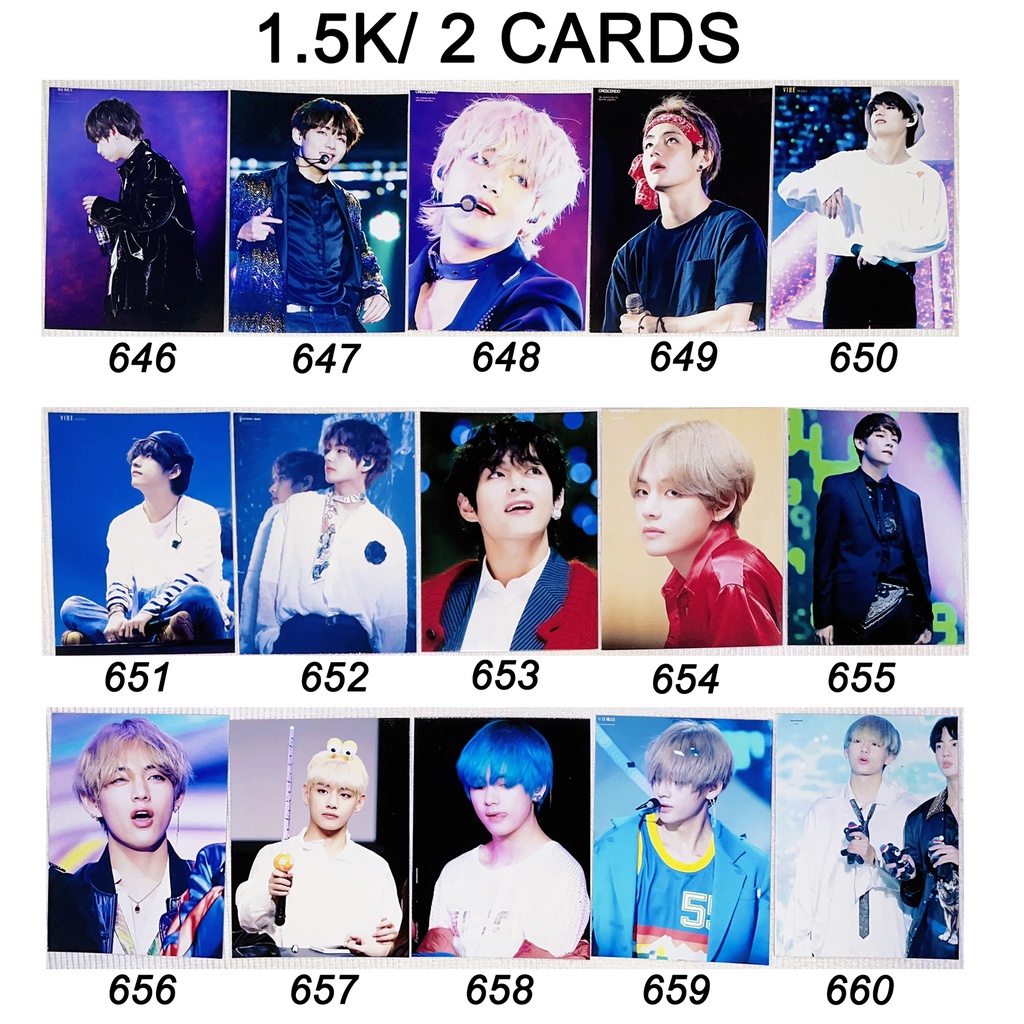 Sale set hình V BTS giá rẻ 5