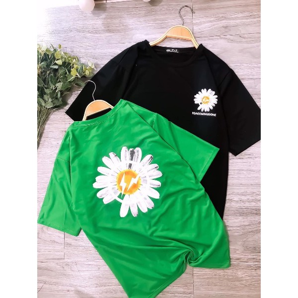 Áo Phông Hoa Cúc 100% Cotton
