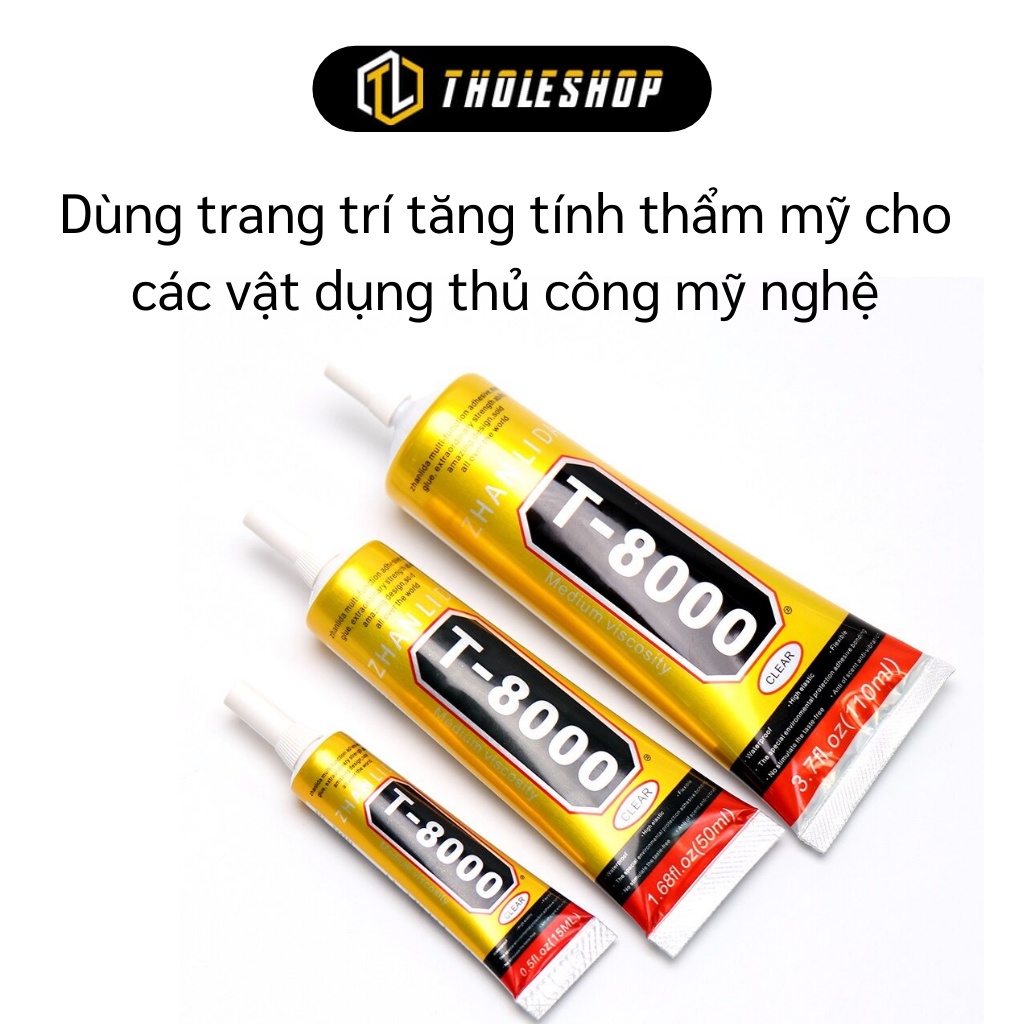 Keo Dán Đa Năng - Keo Dán Thủ Công Mỹ Nghệ, Vải, Đính Hạt, Ốp Lưng T-8000 110ml 8245