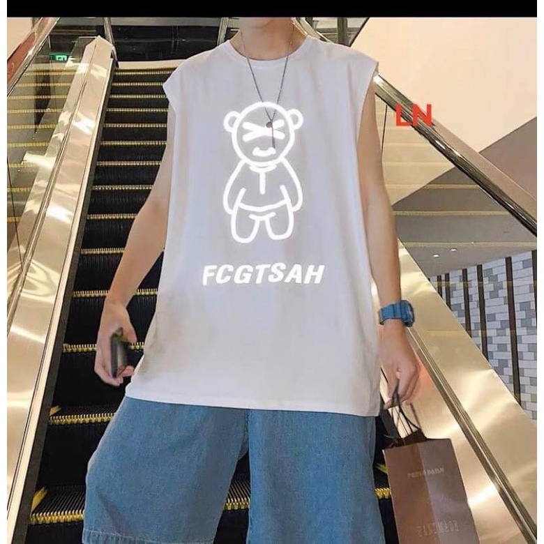 Áo ba lỗ gấu phản quang LN11