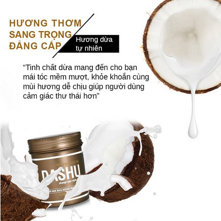 Sáp vuốt tóc nam chính hãng Hàn Quốc Giữ nếp tốt Không gây bết dính Độ bóng tự nhiên DASHU For Men Wild Design Mucle Wax