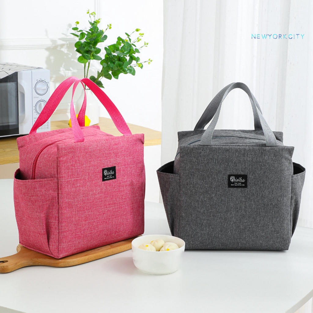Túi Đựng Hộp Cơm Trưa NYC Chống Thấm Nước Gọn Nhẹ Có Tay Cầm Tiện Dụng