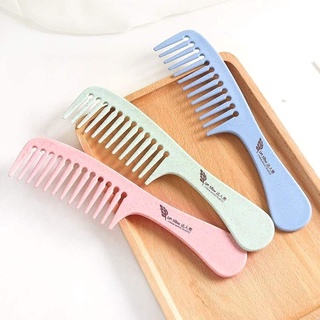 Lược răng thưa chải tóc nhựa lúa mạch