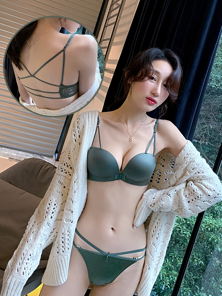 Bộ đồ lót không gọng khóa cài trước gợi cảm cho nữ (có bán lẻ) | BigBuy360 - bigbuy360.vn