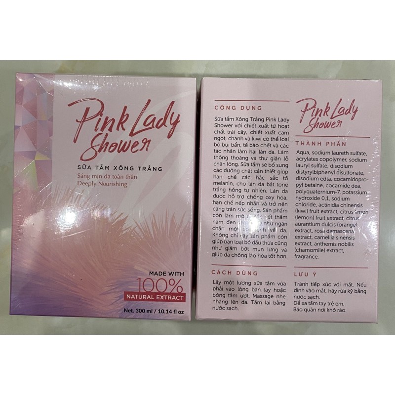 SỮA TẮM XÔNG TRẮNG PINK LADY (CHÍNH HÃNG 100%)