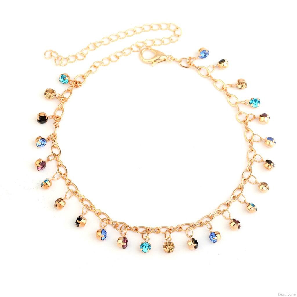 Vòng lắc chân đính kim cương giả | BigBuy360 - bigbuy360.vn