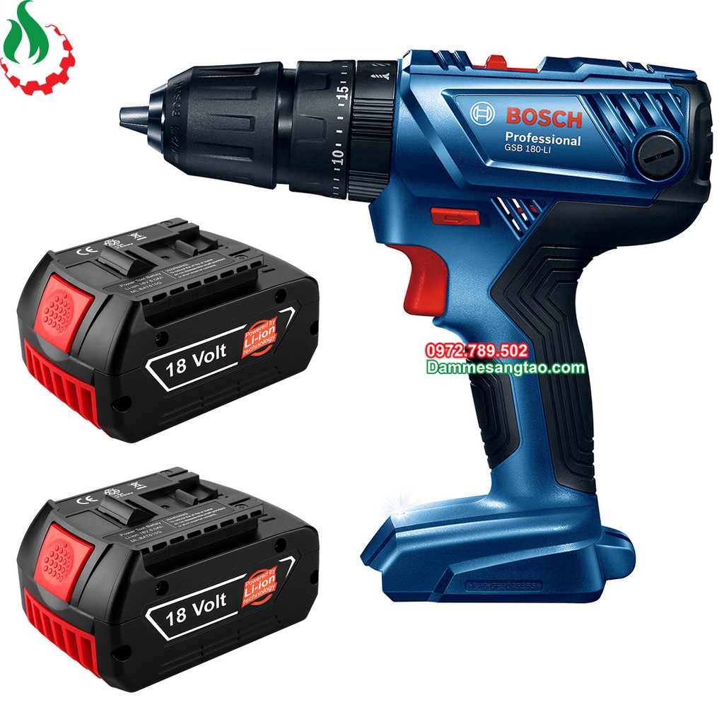 DMST Máy khoan pin 3 chức năng Bosch GSB 180-LI