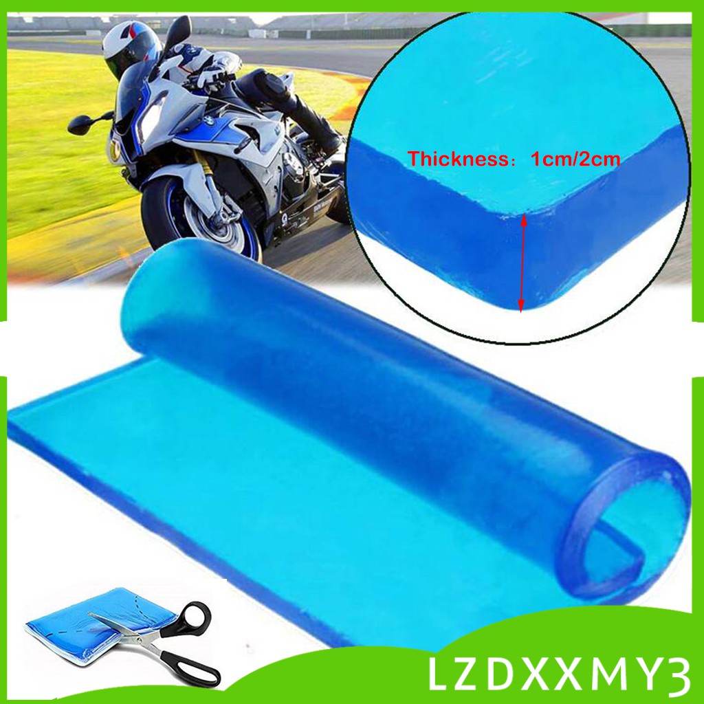 [Lzdxxmy3] Tấm lót Gel ghế xe máy thoải mái HOT Thảm thấm hút sốc Đệm 25x22x1cm