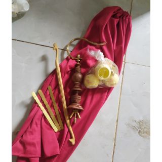 Phụ kiện đẹp lồng khuyên, đủ combo cầu cóng sứ áo móc đồng, nậm, nẹp đồng
