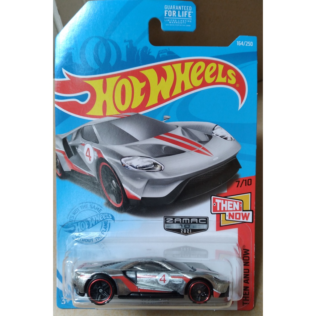 Xe mô hình Hotwheels 17 Ford GT Zamac