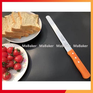 [Freeship] Dao cắt bánh không răng cưa bằng thép không gỉ cao cấp 42cm - MaBaker
