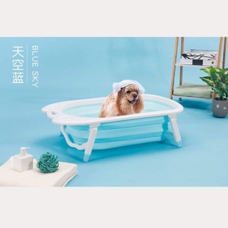Chậu tắm chó có thể gấp gọn