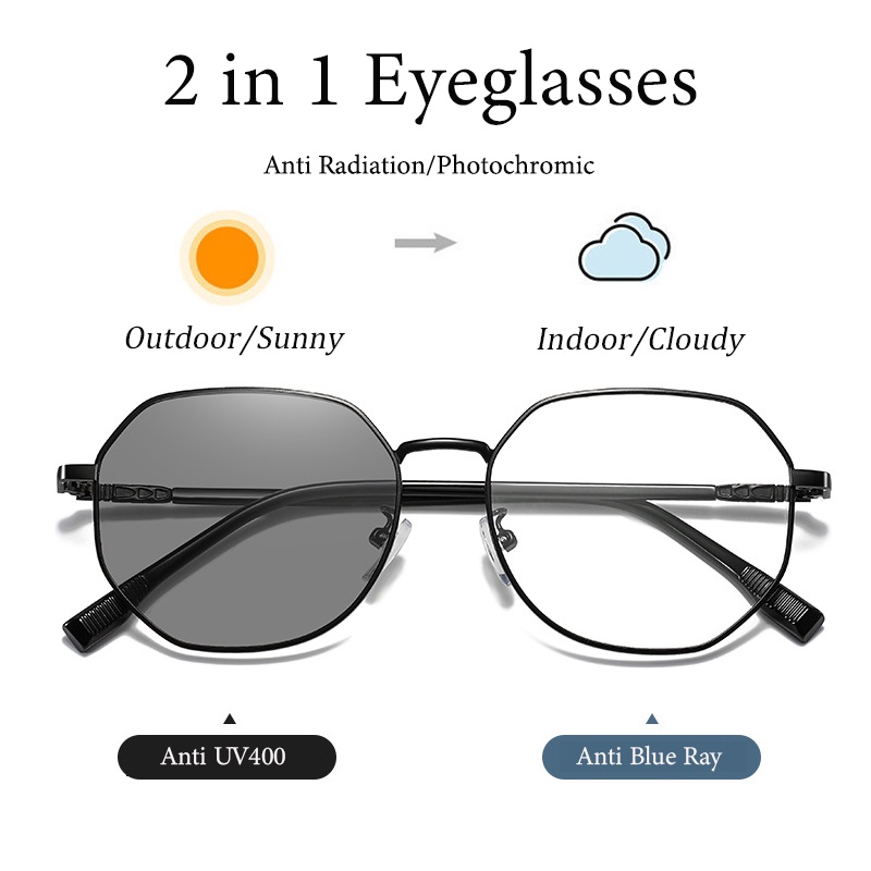 Mắt kính CHARMRAY chống bức xạ phong cách vintage thời trang cao cấp tùy chọn màu sắc