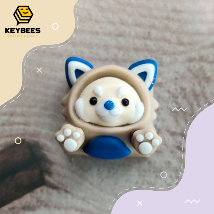 Artisan Keycap - Nút bàn phím cơ resin handmade Lessy Sữa Đậu Nành