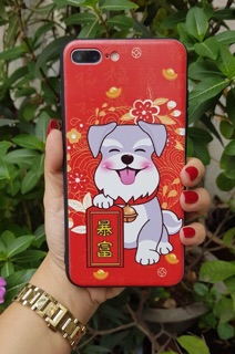 Ốp lưng chó phát tài cho điện thoại
