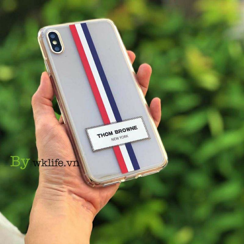 Ốp lưng LikGus Thom Browne iPhone13 Pro Max, 13, 12 Pro Max, 11, 11 Pro Max, XS Max, XS in huy hiệu New York sang trọng | BigBuy360 - bigbuy360.vn