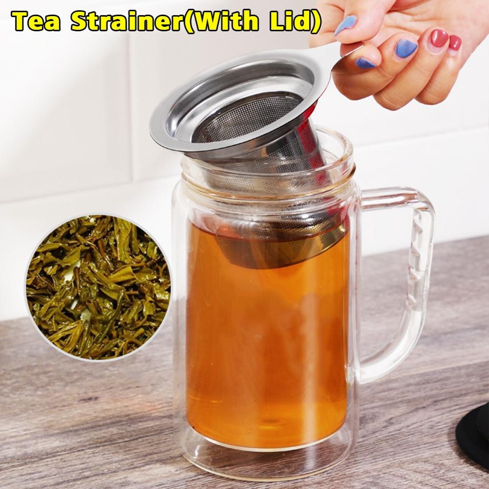 Dụng Cụ Lọc Trà Cầm Tay Bằng Thép Không Gỉ