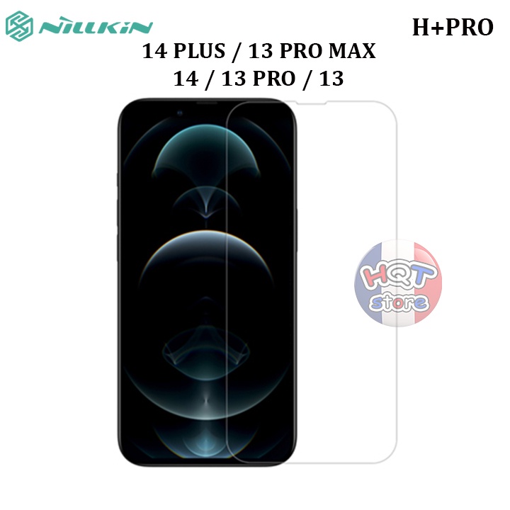 Kính cường lực Nillkin Amazing H+ Pro cho IP 14 Plus / 14 / 13 Pro Max 13 Pro / 13 - Chính Hãng
