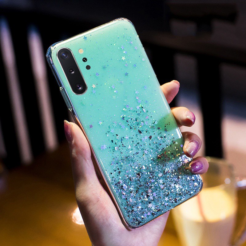 Ốp Lưng Kim Tuyến Trong Cho Điện Thoại Samsung Galayx A50 S50S A30S A20 A30 A10 A20S A10S Note 9 8 S9 S8 Plus