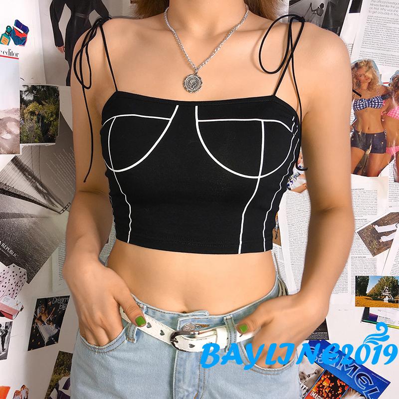 Áo croptop 2 dây quyến rũ thời trang dành cho nữ