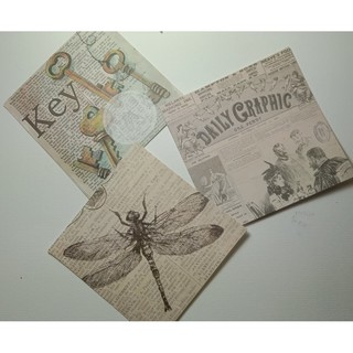 giấy vintage  trang trí sổ