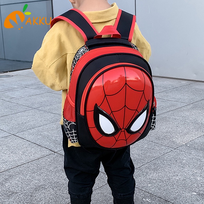 Balo Đi Học In Hình Người Nhện Hoạt Hình Dành Cho Trẻ Nhỏ Tiểu Học Aku