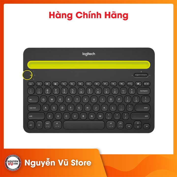 Bàn Phím Không Dây Logitech K480(Đen) Hàng Chính Hãng