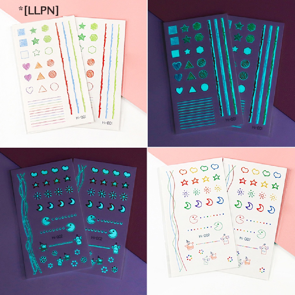 Set 10 Tấm Hình Xăm Dán Họa Tiết Chòm Sao Phản Quang Độc Đáo