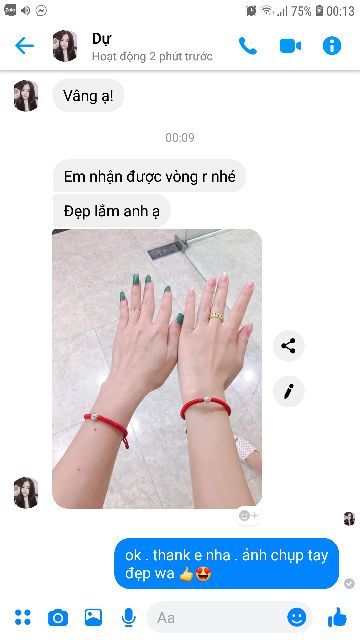 Vòng Tay Chỉ Đỏ May Mắn ( Để lại size cổ tay )