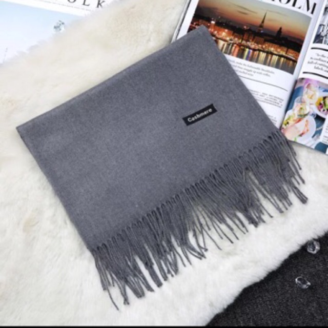 Khăn cashmere mềm mịn nhiều màu