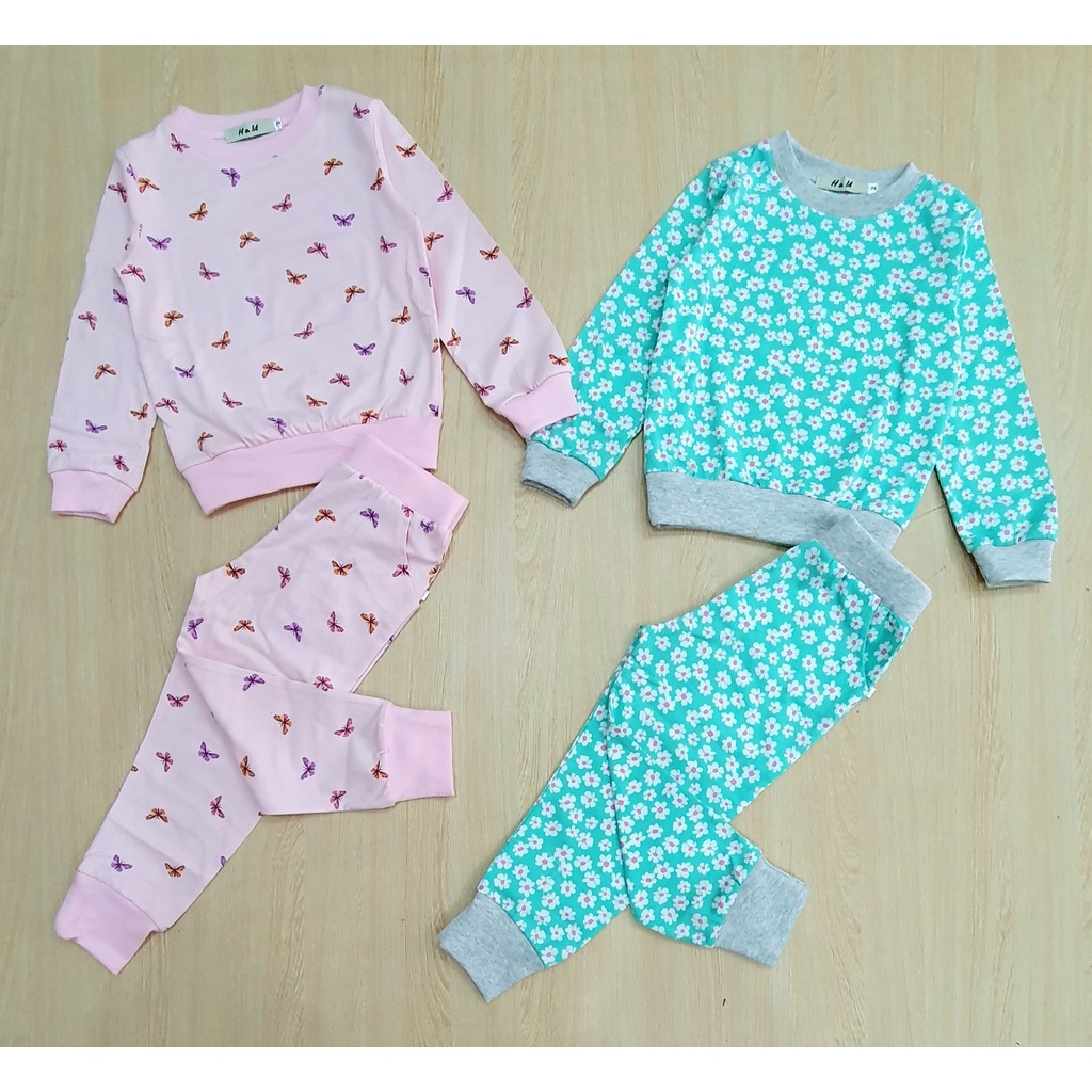BỘ DÀI NHÍ THUN COTTON NHIỀU MẪU DỄ THƯƠNG CHO BÉ GÁI 9-28KG