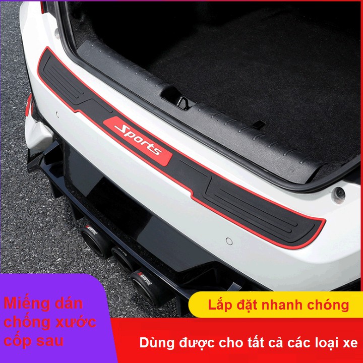 Dải cao su dán bảo vệ chống xước cốp sau xe ô tô - SP01