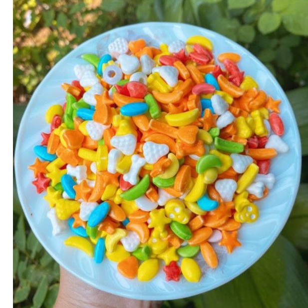 [Mã 44FMCGSALE1 giảm 0.1 đơn 250K] Kẹo hương trái cây 200g mix nhiều vị sắc màu cho bé - đồ ăn vặt
