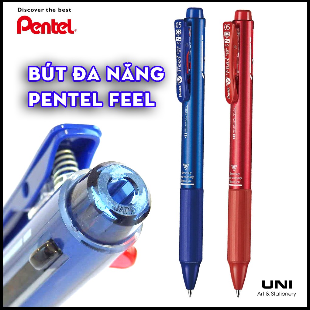 Bút đa năng Pentel Feel Japan cao cấp