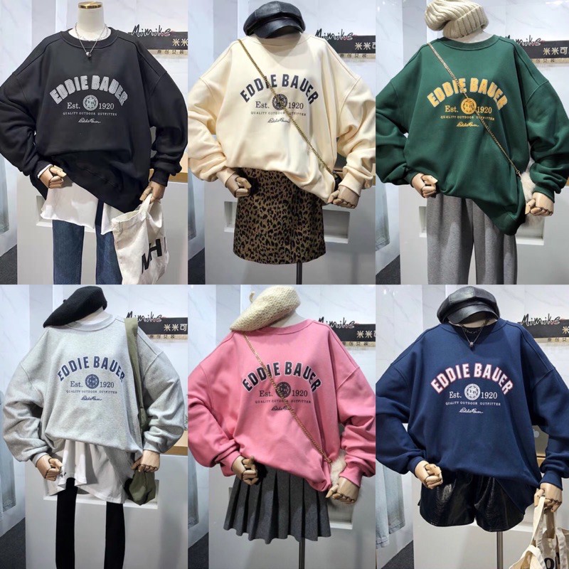 Áo sweater nỉ bông M433[Kèm hình thật]