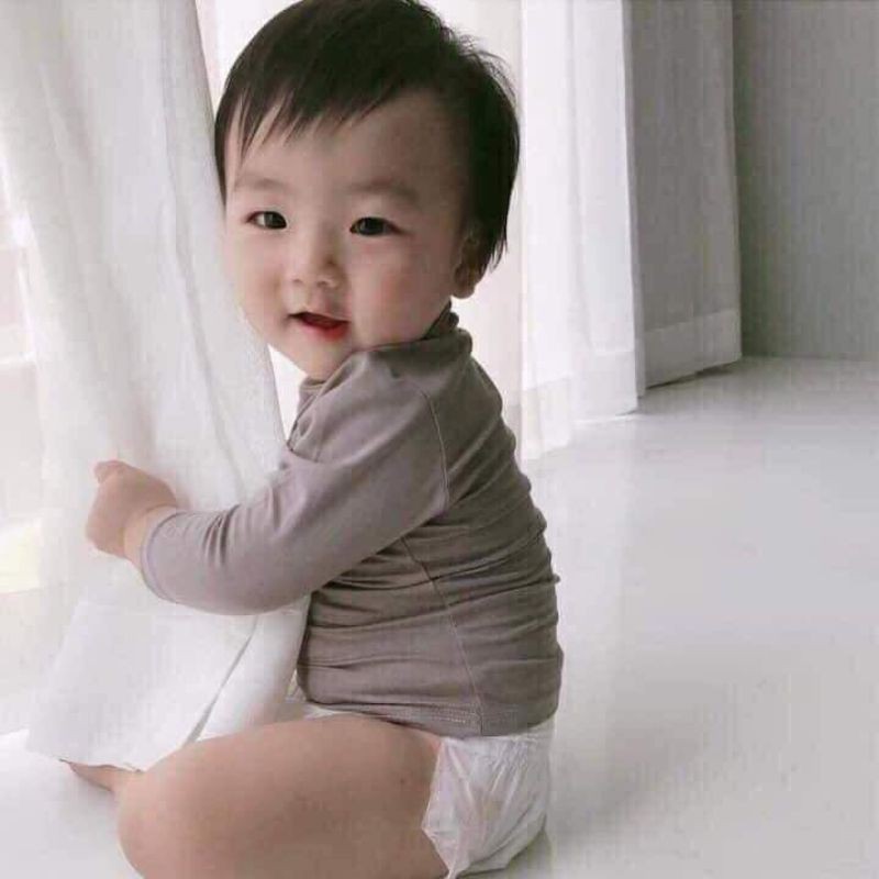 [FREESHIP 50k] Áo bún , Áo GiỮ Nhiệt Cổ 3 phân Thun Lạnh cho bé trai, bé gái MInkidsshop