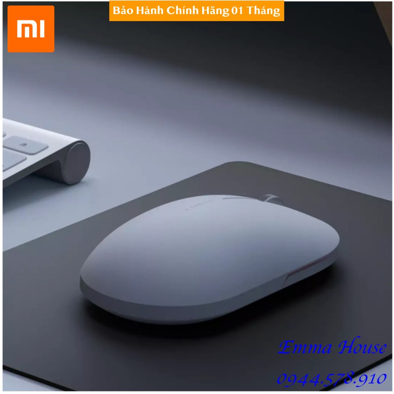 [Mã Hoàn Xu 50K] Chuột không dây Xiaomi gen 2 - Chuột Xiaomi không dây wireless Portable Mouse, BH Chính Hãng 01 Tháng