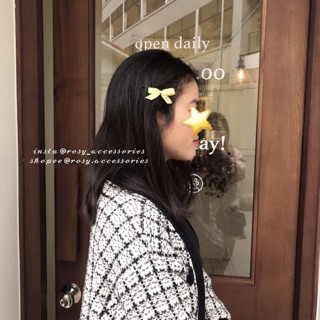 ROSY - KẸP TÓC NƠ CARO (ẢNH THẬT SHOP CHỤP!!!!)