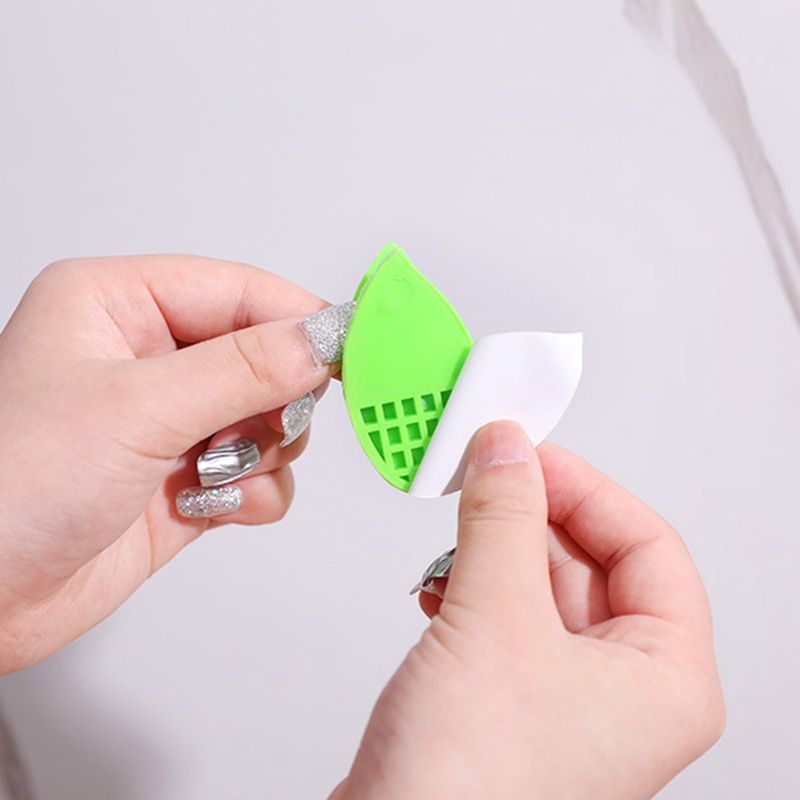 Set 5 Móc Treo Đồ Dán Tường Hình Chiếc Lá Độc Đáo Trang Trí Nhà Cửa / Nhà Bếp / Phòng Tắm